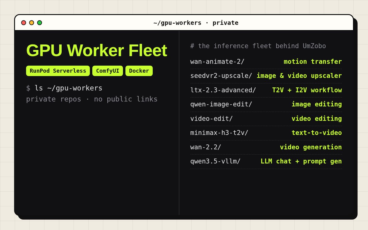 GPU Worker Fleet preview