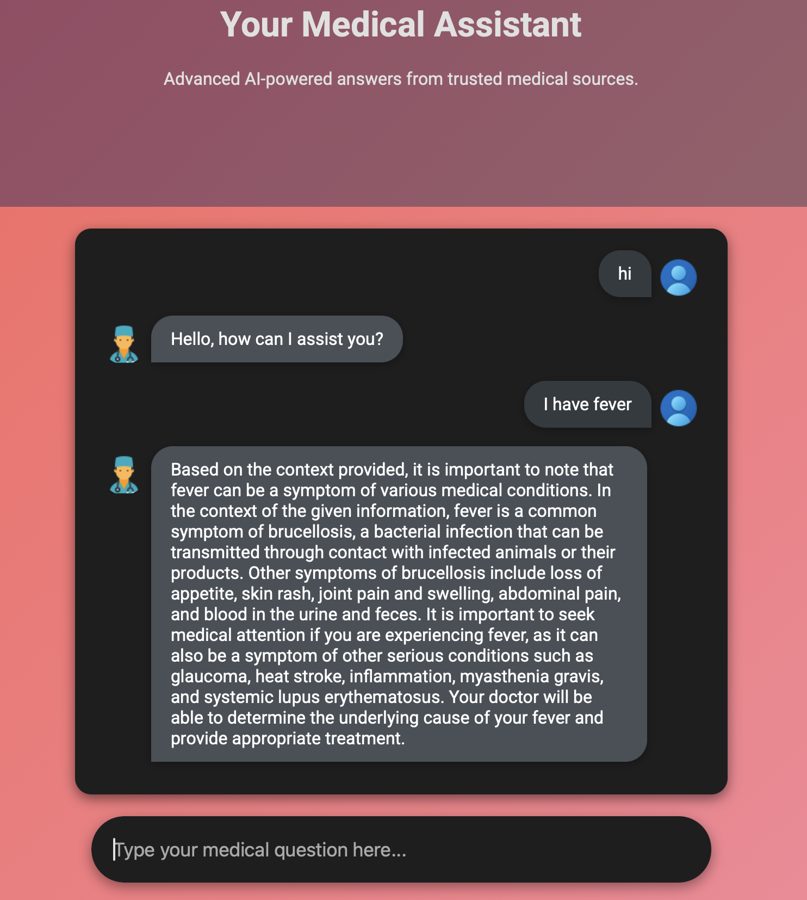 Medical ChatBot preview